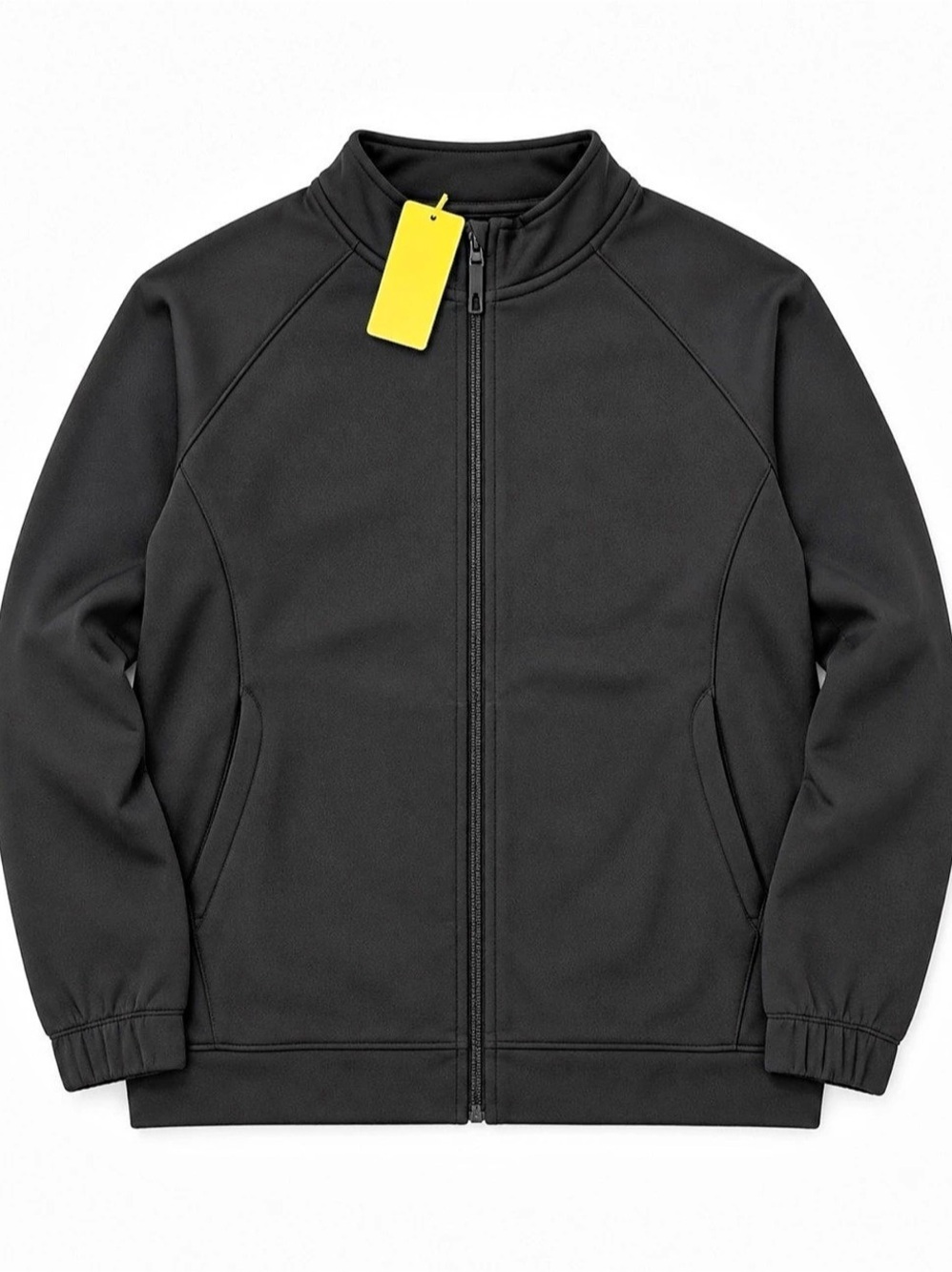 All in Motion Airy Sleek Full-Zip Jacket Black Zip-Up Jacket NWT